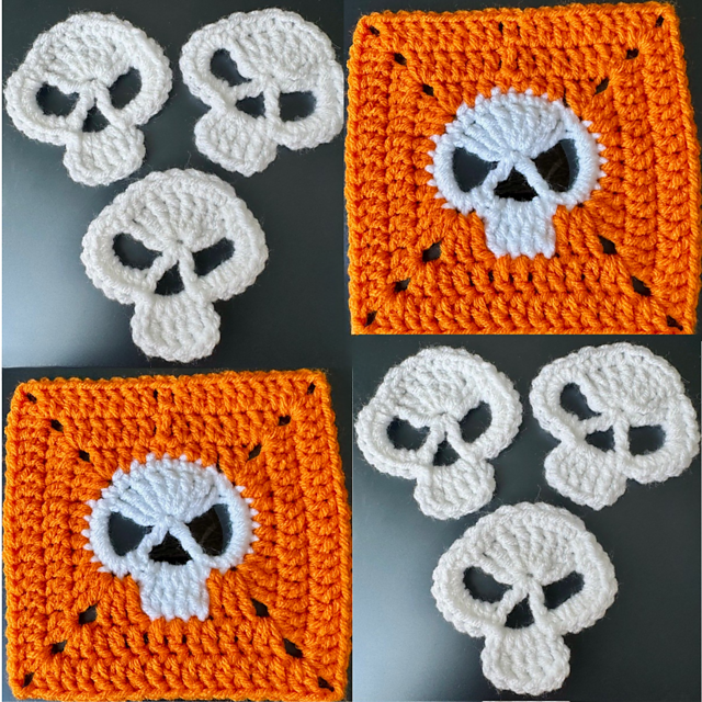 Skull Granny Square