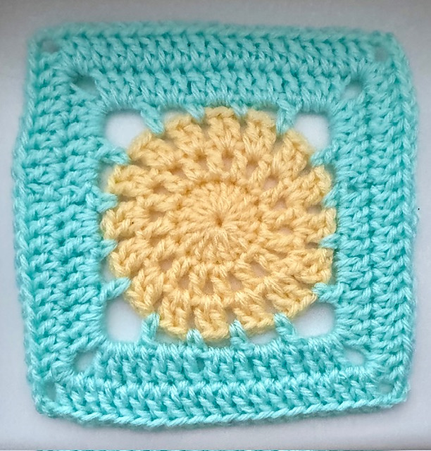 Sunray Mosaic Granny Square
