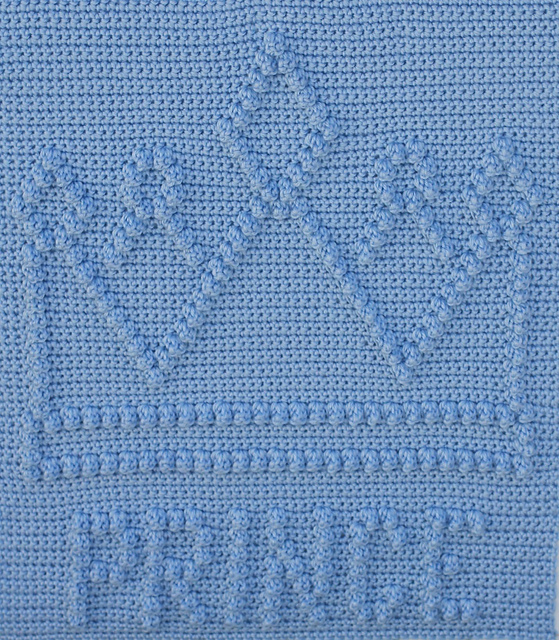 Prince Crown Baby Blanket