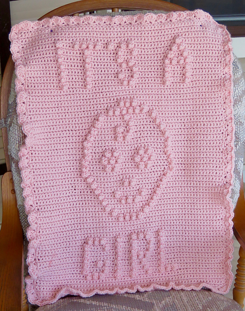 Gender Reveal Baby Blanket Girl
