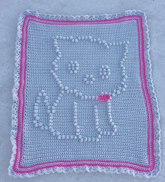 Little Kitty Baby Blanket
