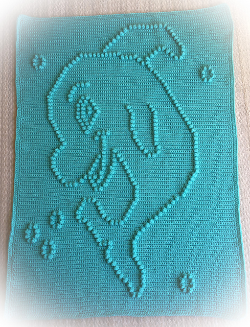 Happy Dolphin Baby Blanket