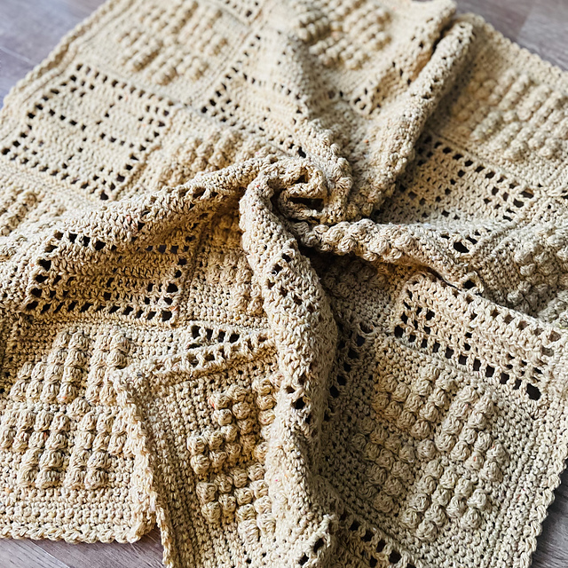 Bobble Blossom Blanket