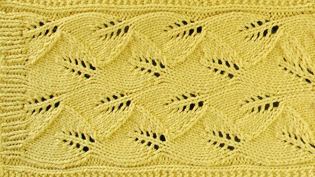 Lace Leaf Scarf