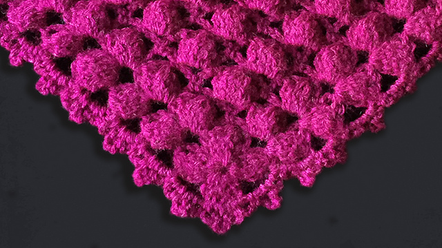 LACE BOBBLE SHAWL