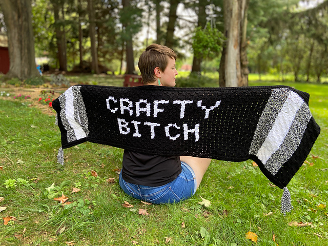 Crafty Bitch Pocket Shawl