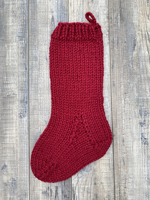 Chunky Knit Stocking