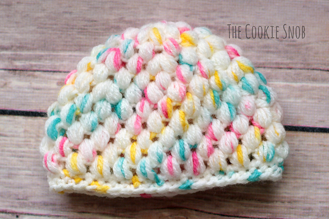 Preemie Puff Stitch Beanie