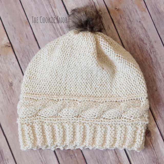 Cabled Crown Beanie (Knit)