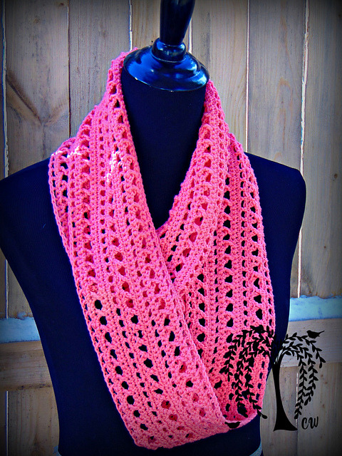 Spiced Peach Infinity Scarf
