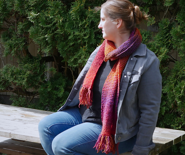 Learn to Knit Scarf