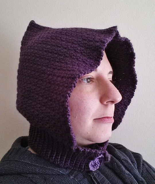 Griddle Stitch Pixie Hood