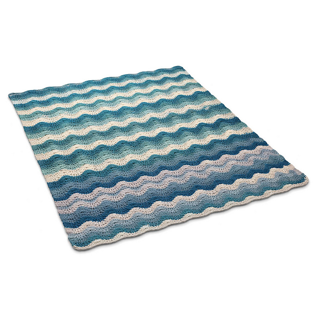 Breaking Waves Afghan