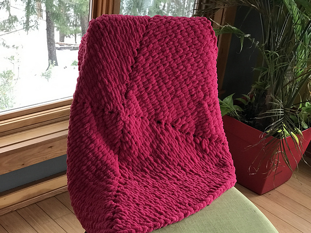 My First Knit Square Blanket