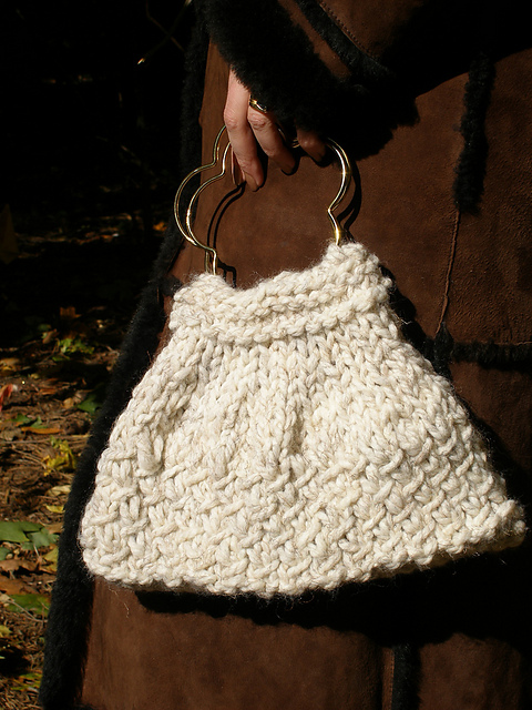 Hand-Knit Handbag