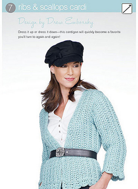 Ribs & Scallops Cardi