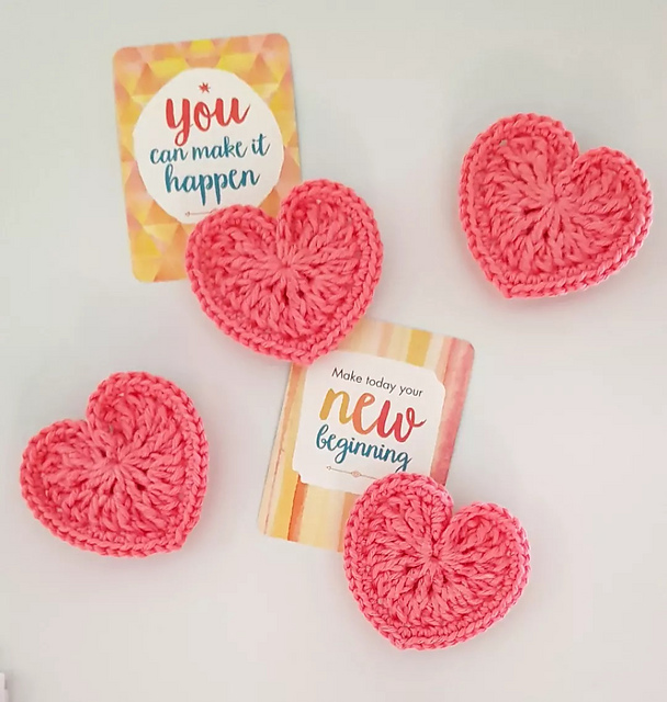 Sweet Crochet Heart Motif