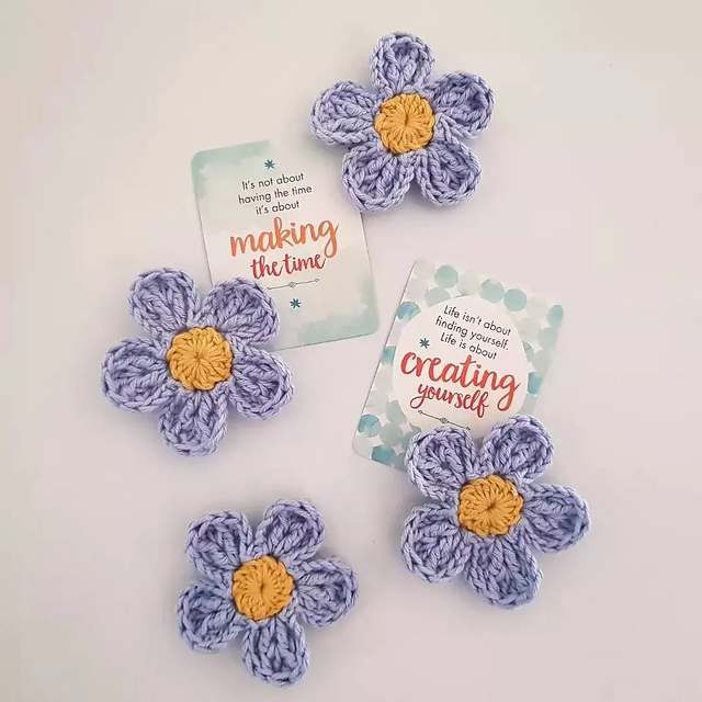 Flower Power Crochet Motif