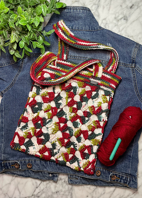 Red Dahlia Tote