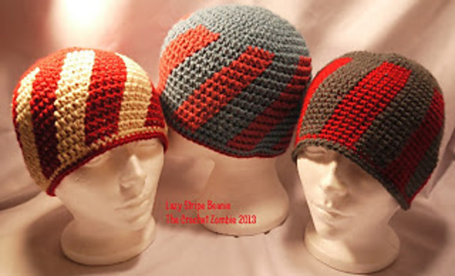 Lazy Stripe Beanie