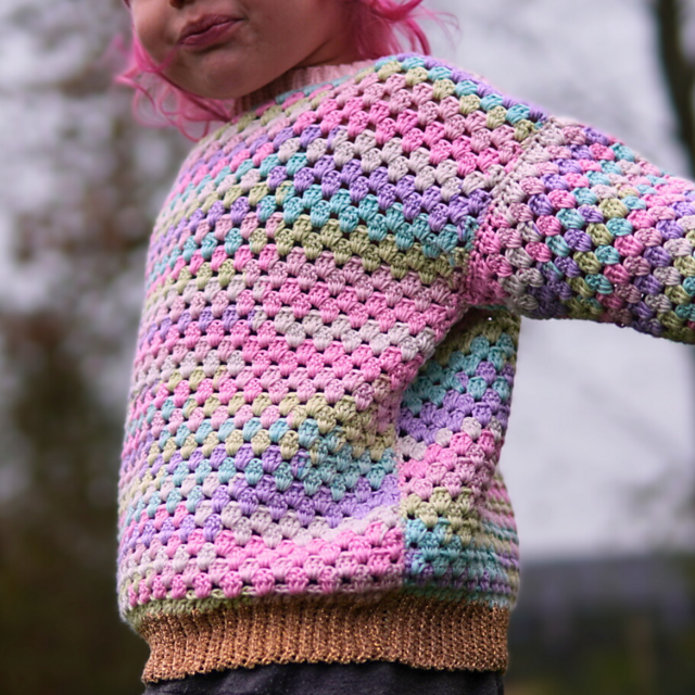 Ravelry: Granny Stitch Sweater pattern by Vibeke Kvistgaard