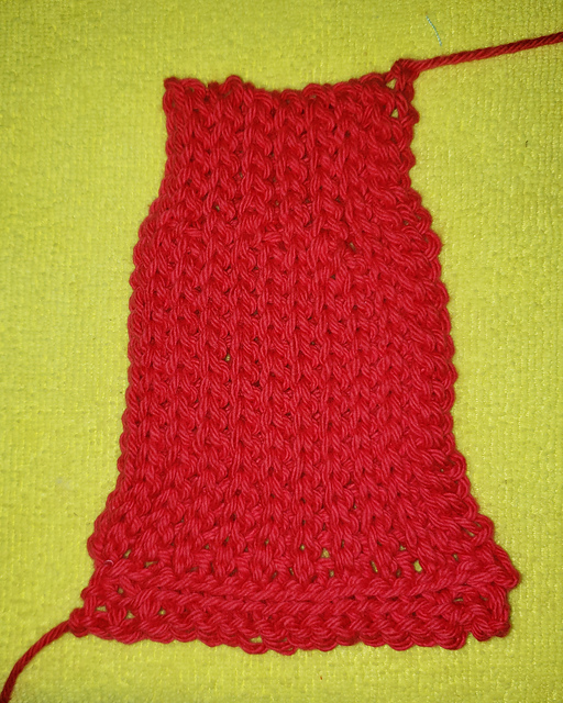 Petticoat, a warm, in crochet