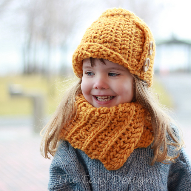 Gladys SET (hat + cowl)
