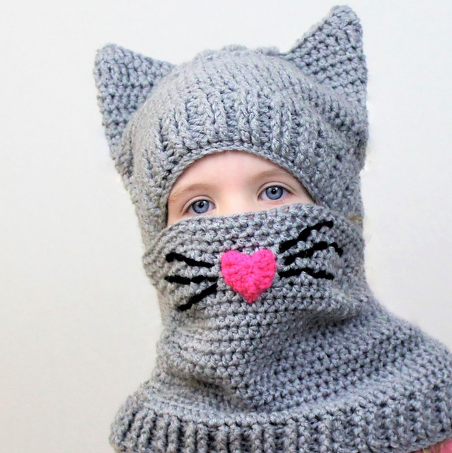 Corey CAT Set (hat+cowl)