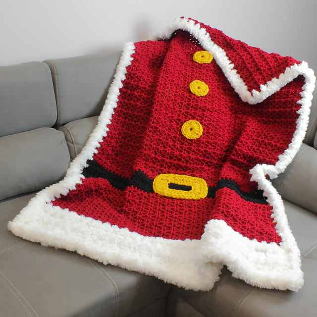 Santa throw