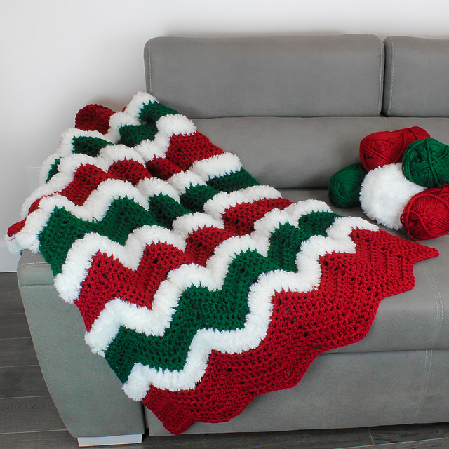 Christmas throw