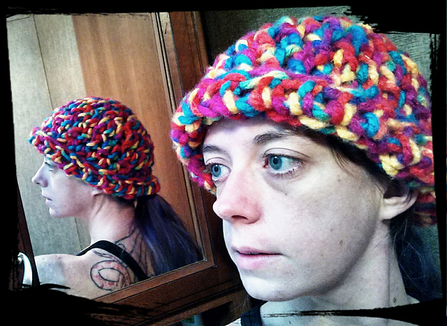 Rolled Brim Bucket Hat