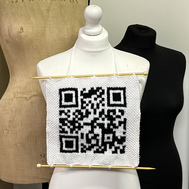 Ravelry: Knitting & Crochet Guild QR Code pattern by Sandra Nesbitt