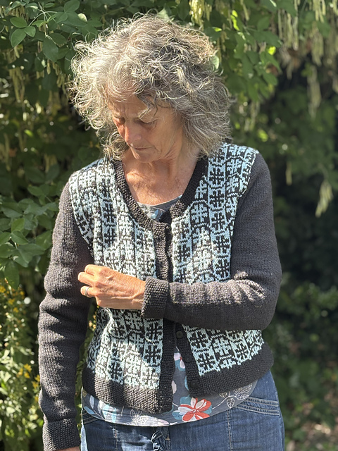 Festive Floral Cardigan