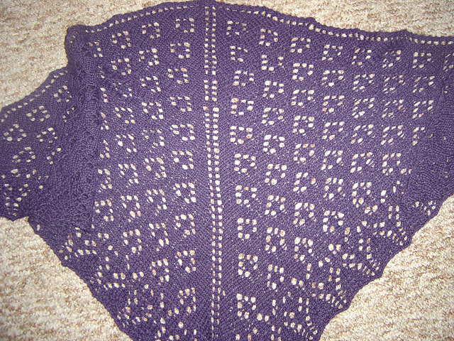 Rose Hearts Shawl