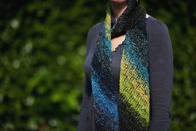 Bias Eyelet Scarf