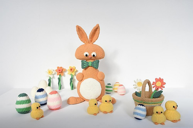 Easter Bunny and Easter Decorations