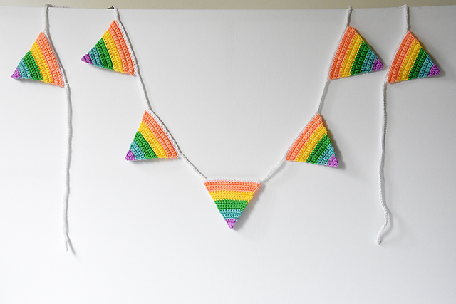 Rainbow Flags Garland