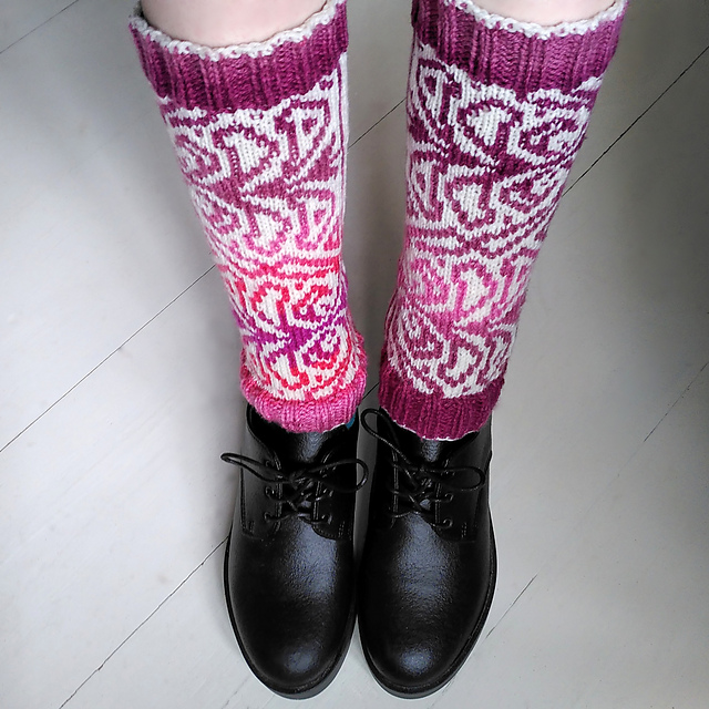 Ancient Floral Legwarmers