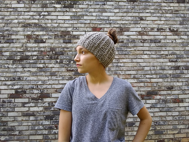 Woolly Ridges Messy Bun Beanie