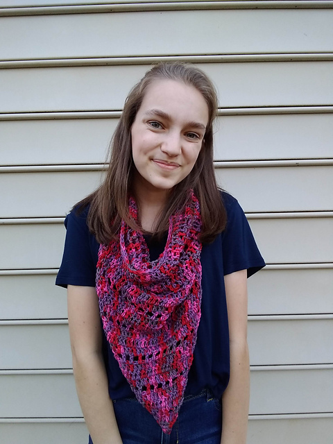 Kaleidoscope Triangle Cowl