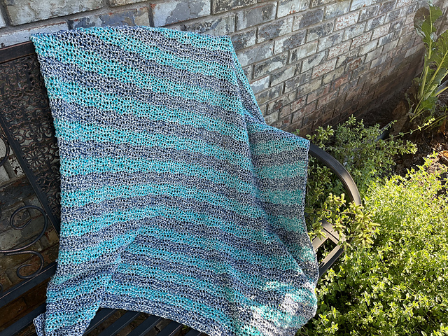Ravelry: Ripple Throw pattern by Amy Kate Sutherland