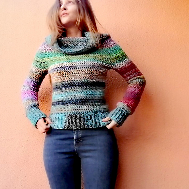Wide Roll Neck Sweater