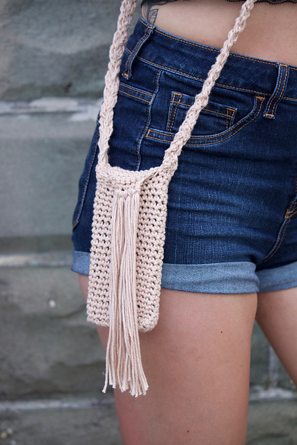 Fringed Smartphone Satchel