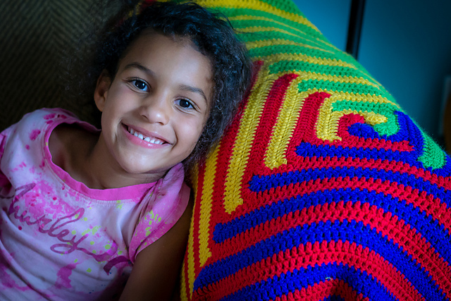 Switchback Square Afghan