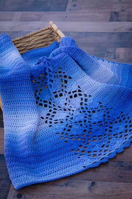 Ombre Diamonds Blanket