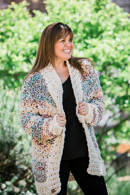 Ravelry: Sierra Oversized Cardigan pattern by Michele Costa