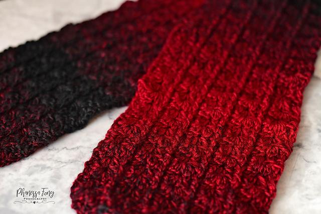 Cozy Cranberry Scarf