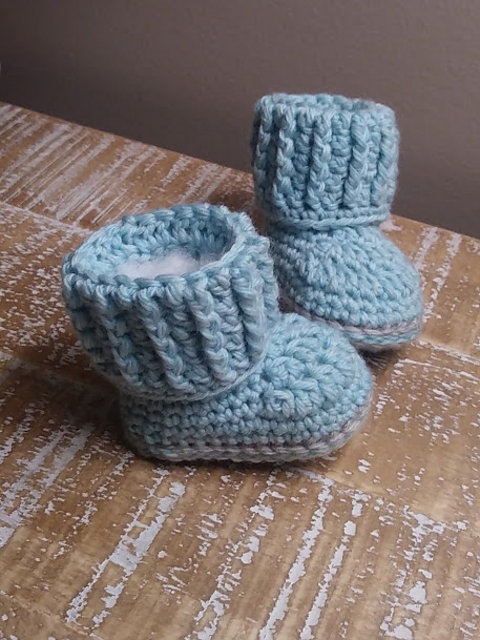 Cuffed Baby Boots