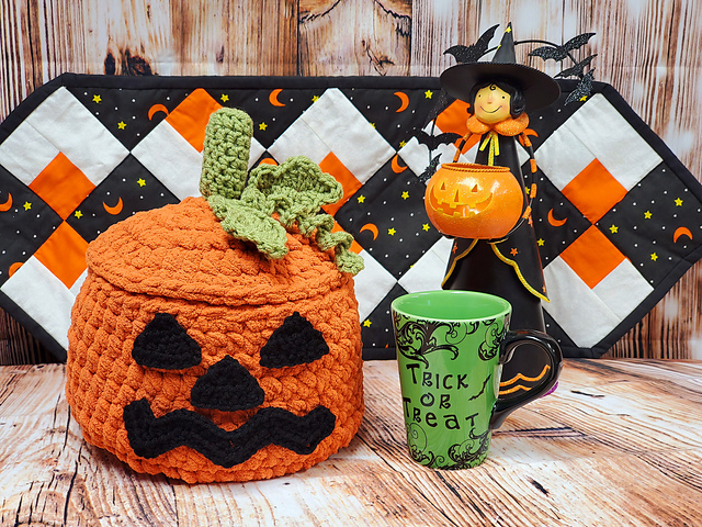 Pumpkin Jack-O-Lantern Bowl