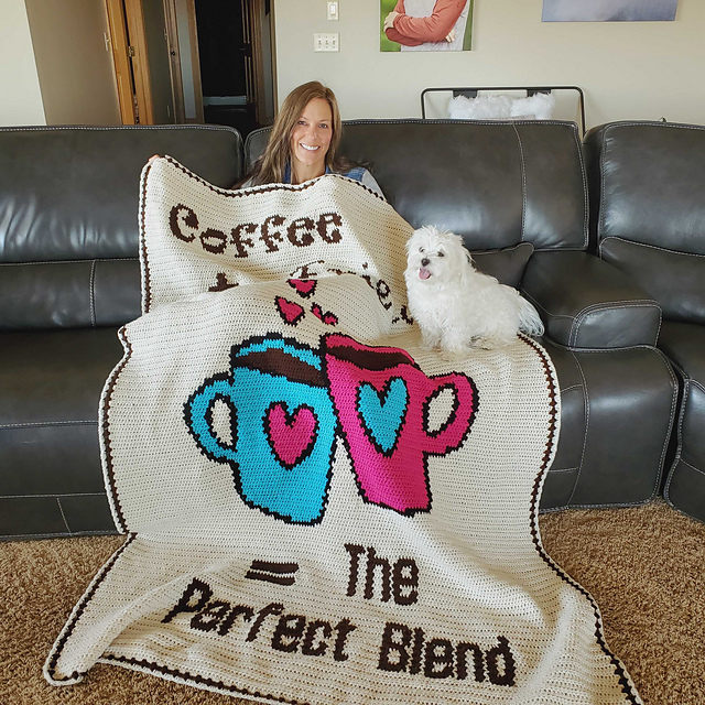 Coffee + Friends Afghan